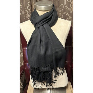 100%‎ Cashmere Scarf Men's or Women's 64" X 21" Fringe New W/O Tag